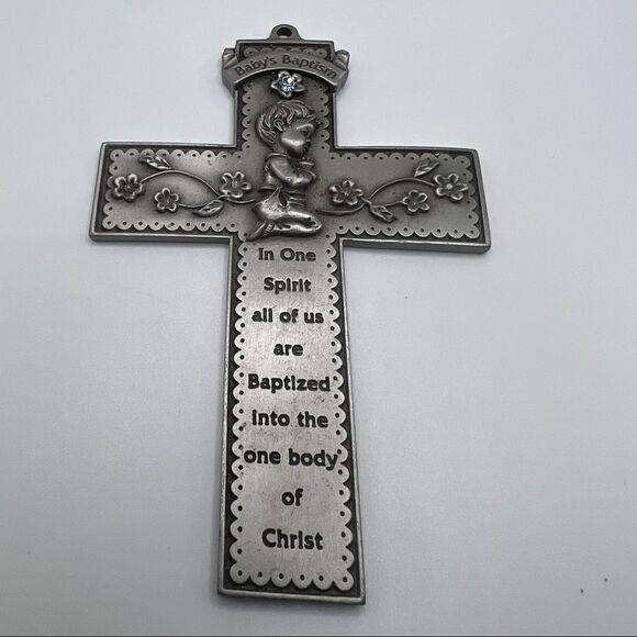 JCC Pewter Cross 2003. Baby’s Baptism Cross. - Picture 1 of 5